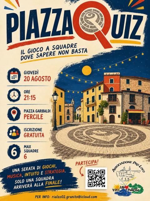 LOCANDINA PIAZZA QUIZ 20 AGOSTO 2026